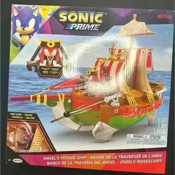 Sonic The Hedgehog Prime Angels Voyage Ship Action Figure Playset New - Picture 1 of 3